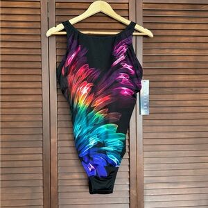 NEW Longitude Women’s One-Piece Swimsuit Size 16